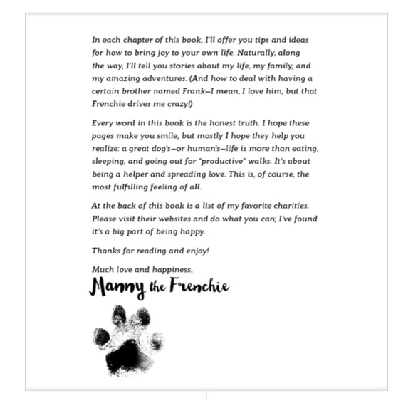 🆕 Manny the Frenchie’s Art of Happiness Book - Picture 4 of 9